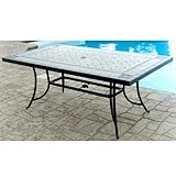Willowbrook 40'' x 72'' Porcelan Top Outdoor Dining Table