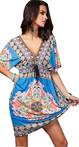 Sexy Womens Fashion Beach Wear Bikini Summer Swimsuit Cover Up Dress(FBA)