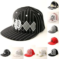 Urban Boundaries Hip Hop / Skate Flat Bill, Flex Fit Baseball Cap