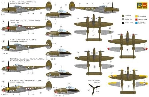 RS model 92 116 1/72 Lockheed P-38F Lightning