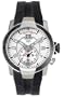 TechnoMarine Men's UFDT05 UF6 Dual-Time Black Bezel Silver Dial Watch