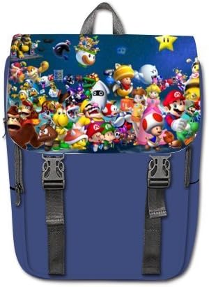 Super Mario style child School Bag Casual Backpack