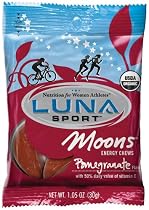 Luna Sport Moons Energy Chews Pomegranate, 1.05-Ounce Packages (Pack of 12)