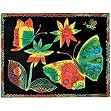 Melissa & Doug Scratch Art Paper, Multicolor 50-Sheets