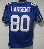 Steve Largent Autographed Blue Size XL Jersey w/"HOF 95" Seattle Seahawks at Amazon.com