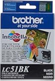 Brother Innobella LC51BK Ink Cartridge, 500 Page Yield, Black