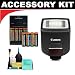 Canon 220EX Speedlite Flash + Bounce Reflector + 4 Batteries & Charger for Canon Rebel XS, XSi, XT, XTi, EOS 1D, 5D, 20D, 30D & 40D EOS Digital SLR Cameras