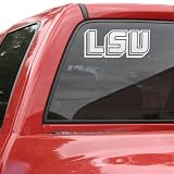 NCAA LSU Tigers 10.25" x 4.25" White LSU Window Cling