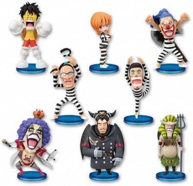 Japanese Anime One Piece Luffy NO.2 PVC Figures Toys 8pcs/set OPFG089