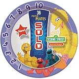 Solo  8.5 Sesame Street Paper Plates, 36-Count Packages (Pack of 12)