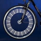 Salzmann Spoke Reflector Clips 36 PACK made with 3M Scotchlite Reflective Material - for all spoked wheels - Bike Wheelchair Cycle Bicycle