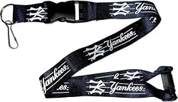 New York Yankees Blue Lanyard Keychain NY