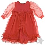 Laura Dare Red Fancy Holiday Nightgown for Toddlers and Girls