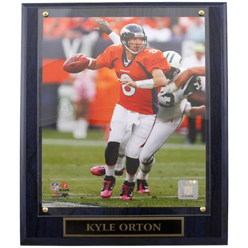Denver Broncos #8 Kyle Orton 10.5'' x 13'' Throwback Player Plaque