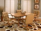 Atwood Five Piece Oak Dining Set (Rustic Oak, Oak) (66W x 30H x 42D)