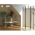 3 teiliger Paravent Shoji Raumteiler Trennwand aus Metall