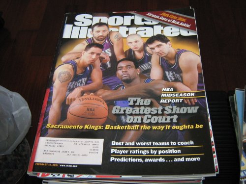 Sports Illustrated February 19 2001, Chris Webber Sacramento Kings