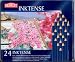 Derwent Inktense Watersoluble Ink Pencils- Set of 24 Colors
