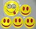 Reflective Smiley Face Safety Stickers