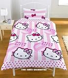 Parure de lit housse de couette + taie HELLO KITTY