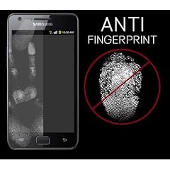 AEVI24 Schutzfolie f�r Samsung Galaxy i9100 S2 S 2 MATT Anti-Glare Anti Fingerprint Display Schutz Folie Keine Fingerabdr�cke Fettabweisend TOP Qualit�t