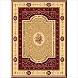 IMAGE OF New Vision French Aubusson Cherry Oriental Rug Size: 7'10