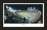 Framed LSU Tigers Evening @ Death Valley Panoramic - Black No Mat