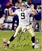 Drew Brees Autographed/Hand Signed New Orleans Saints Super Bowl Action Shot 16x20 Photo w/SB XLIV M