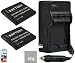 2 Pack Of NB-8L Replacement Batteries & Battery Charger Kit for Canon PowerShot A2200 IS A3000 IS A3100 IS A3300 ISDigital Camera Includes Battery + AC/DC Battery Charger + LCD Screen Protectors + Cleaning Cloth