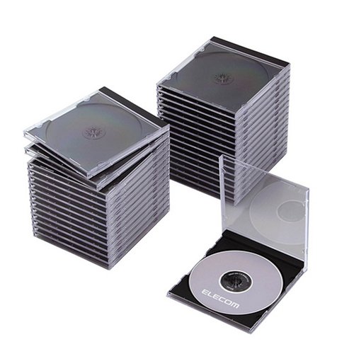 ELECOM CD/DVDケース CCD-030LBK