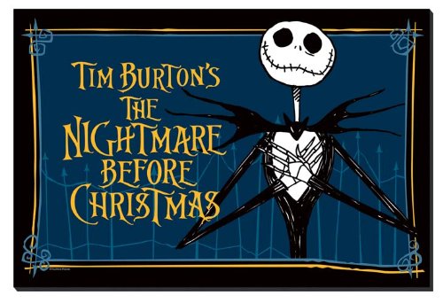Nightmare Before Christmas Home Decor Door Mat