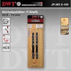 DWT 2 x HCS Stichs�gebl�tter 75 mm zum sauberes S�gen von Weichholz JP-W2.5-100