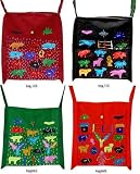 Embroidered Bags 4 Pieces Set Women Handcrafted Casual Accessoriers Pouch Case