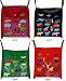 Embroidered Bags 4 Pieces Set Women Handcrafted Casual Accessoriers Pouch Case