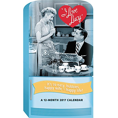 I Love Lucy 2017 Die Cut Wall Calendar