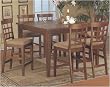 MODERN COUNTER HEIGHT 7 PC PUB BAR DINING TABLE SET
