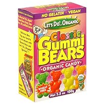 Let's Do Organic Classic Gummi Bears, 3.5-Ounce Boxes (Pack of 12)