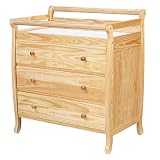 Emily 3 Drawer Changing Table in Natural Finish By Da Vinci Baby Furniture
