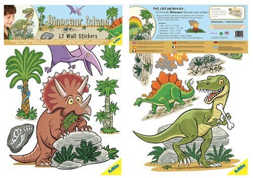 christmas FunToSee Themed Sticker Decals DinosaursB002WYKBJW