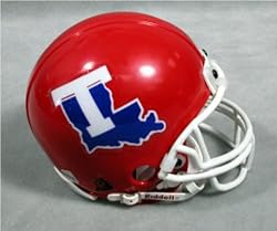 Louisiana Tech Bulldogs Miniature Replica NCAA Helmet w/Z2B Mask by Riddell