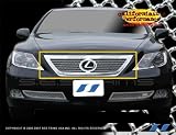 2007 2008 Lexus LS SES 304 Stainless Chrome Mesh Upper Grille Grill
