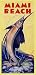FISH FISHING MIAMI BEACH FLORIDA TRAVEL TOURISM 12" X 18" VINTAGE POSTER REPRO