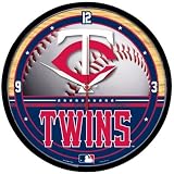 MLB Minnesota Twins Round Clock
