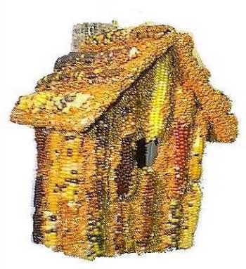 Corn Birdhouse/Feeder