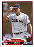 2012 Topps Opening Day Baseball #157 Ubaldo Jimenez Cleveland Indians - ENCASED Trading Card