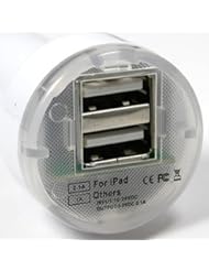 Generic Dual USB Port Car Charger Adapter for iPad iPhone iPod GPS PDA