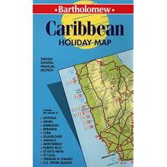 Caribbean (Bartholomew Holiday Map)