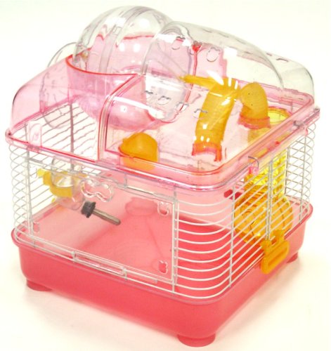 Brand New Rodent Gerbil Mouse Mice Critter Cage H1010PINK