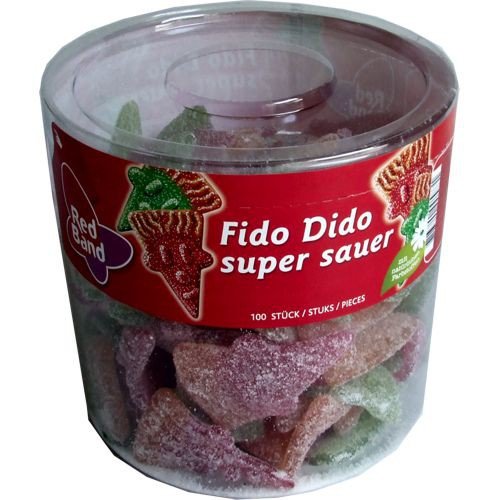 Red Band Fido Dido Super Sauer Dose