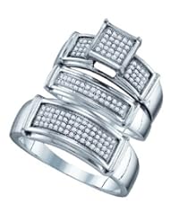 0.41CTW DIAMOND FASHION TRIO SET